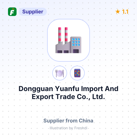 Dongguan Yuanfu Import And Export Trade Co., Ltd. – summary card, no photo uploaded yet