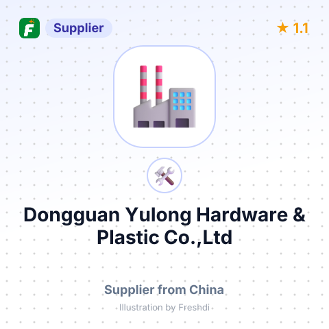 Dongguan Yulong Hardware & Plastic Co.,Ltd – summary card, no photo uploaded yet