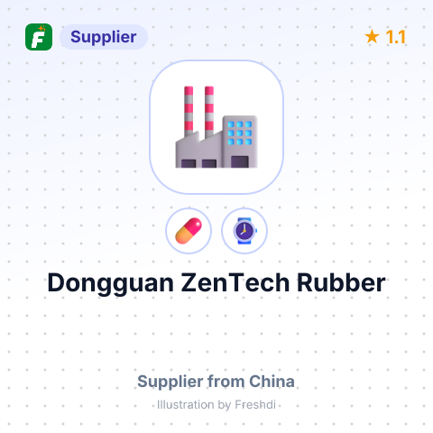 Dongguan ZenTech Rubber – summary card, no photo uploaded yet