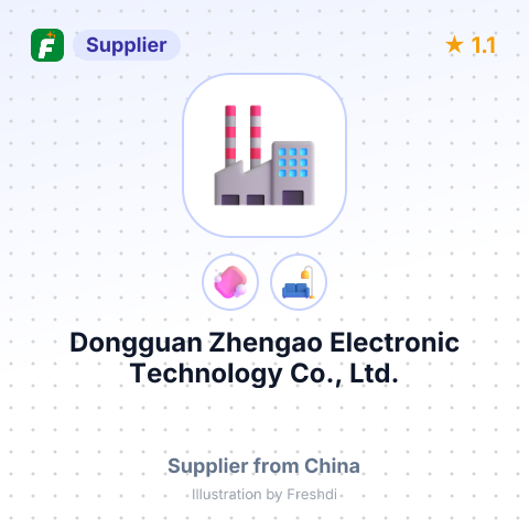 Dongguan Zhengao Electronic Technology Co., Ltd. – summary card, no photo uploaded yet