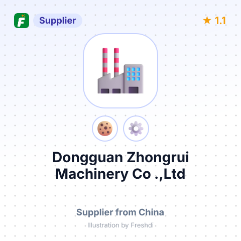 Dongguan Zhongrui Machinery Co .,Ltd – summary card, no photo uploaded yet