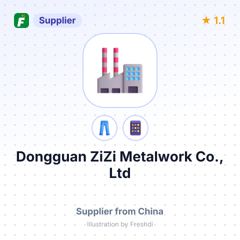 Dongguan ZiZi Metalwork Co., Ltd – summary card, no photo uploaded yet