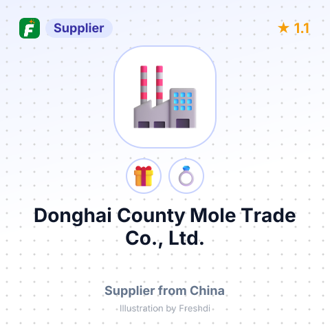 Donghai County Mole Trade Co., Ltd. – summary card, no photo uploaded yet