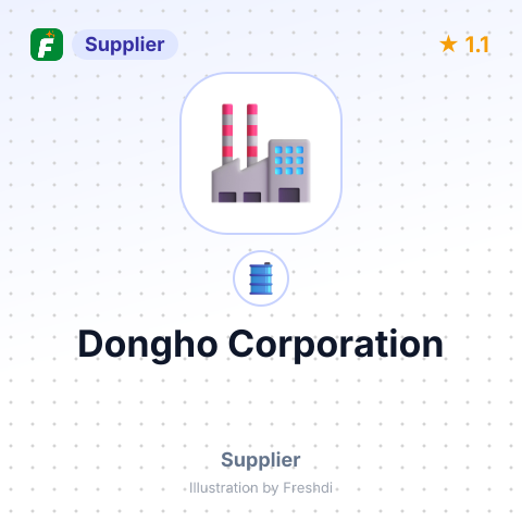 Dongho Corporation – summary card, no photo uploaded yet