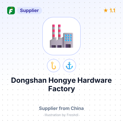 Dongshan Hongye Hardware Factory – summary card, no photo uploaded yet