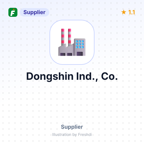 Dongshin Ind., Co. – summary card, no photo uploaded yet