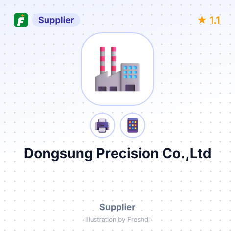 Dongsung Precision Co.,Ltd – summary card, no photo uploaded yet