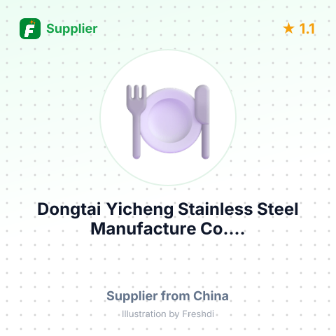 Dongtai Yicheng Stainless Steel Manufacture Co.... – summary card, no photo uploaded yet