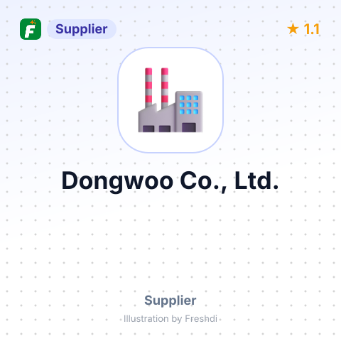 Dongwoo Co., Ltd. – summary card, no photo uploaded yet