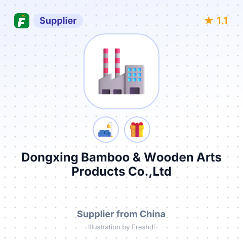 Dongxing Bamboo & Wooden Arts Products Co.,Ltd – summary card, no photo uploaded yet