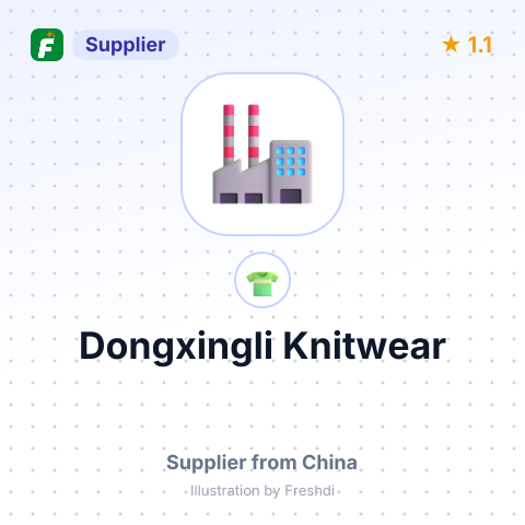 Dongxingli Knitwear – summary card, no photo uploaded yet