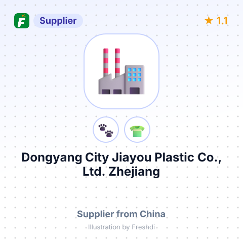 Dongyang City Jiayou Plastic Co., Ltd. Zhejiang – summary card, no photo uploaded yet