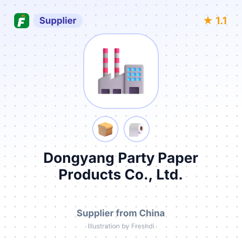 Dongyang Party Paper Products Co., Ltd. – summary card, no photo uploaded yet