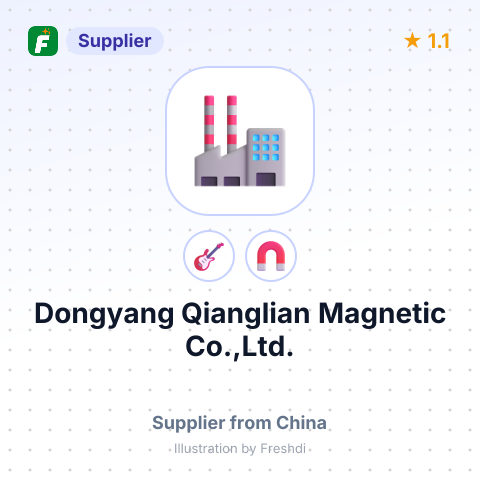 Dongyang Qianglian Magnetic Co.,Ltd. – summary card, no photo uploaded yet