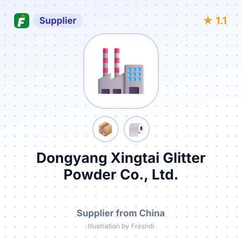 Dongyang Xingtai Glitter Powder Co., Ltd. – summary card, no photo uploaded yet