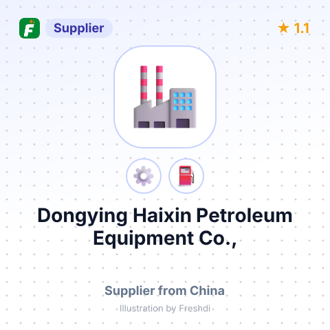 Dongying Haixin Petroleum Equipment Co., – summary card, no photo uploaded yet