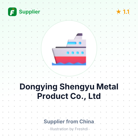 Dongying Shengyu Metal Product Co., Ltd – summary card, no photo uploaded yet