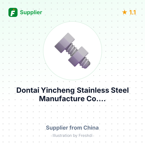 Dontai Yincheng Stainless Steel Manufacture Co.... – summary card, no photo uploaded yet