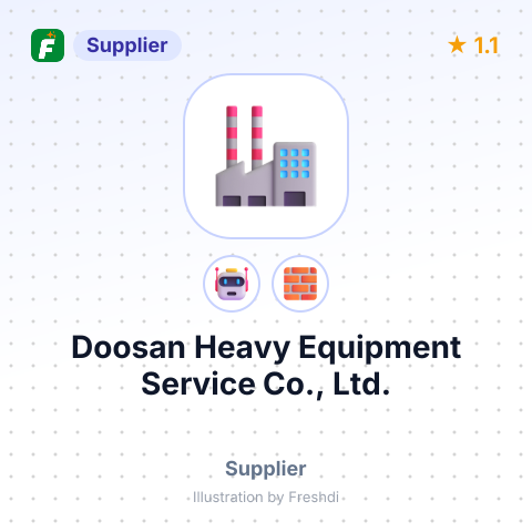 Doosan Heavy Equipment Service Co., Ltd. – summary card, no photo uploaded yet