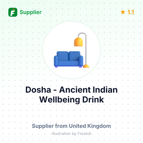 Dosha - Ancient Indian Wellbeing Drink – summary card, no photo uploaded yet