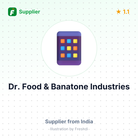 Dr. Food & Banatone Industries  – summary card, no photo uploaded yet