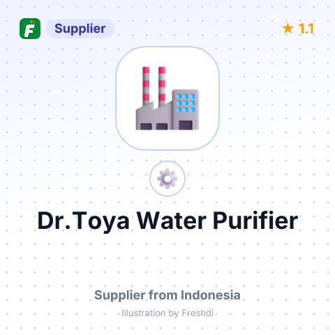 Dr.Toya Water Purifier – summary card, no photo uploaded yet