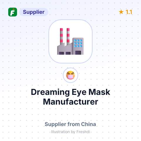 Dreaming Eye Mask Manufacturer – summary card, no photo uploaded yet