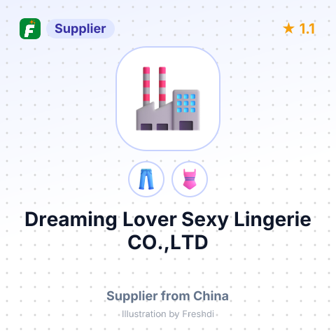 Dreaming Lover Sexy Lingerie CO.,LTD – summary card, no photo uploaded yet
