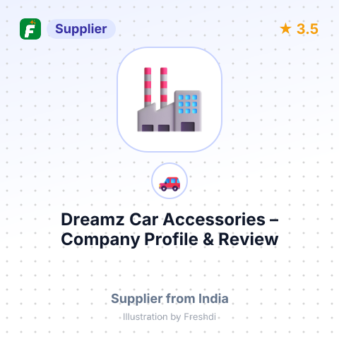 Dreamz Car Accessories – summary card, no photo uploaded yet