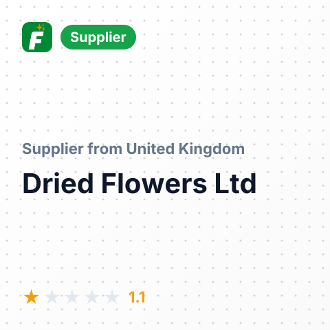 Dried Flowers Ltd – summary card, no photo uploaded yet