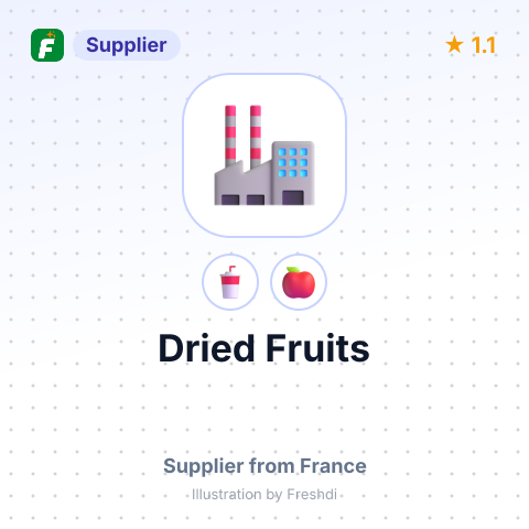 Dried Fruits  – summary card, no photo uploaded yet