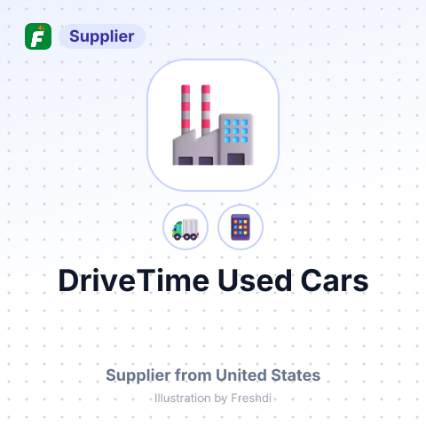 DriveTime Used Cars – summary card, no photo uploaded yet