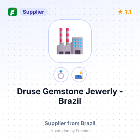 Druse Gemstone Jewerly - Brazil – summary card, no photo uploaded yet