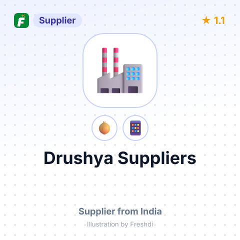 Drushya Suppliers – summary card, no photo uploaded yet