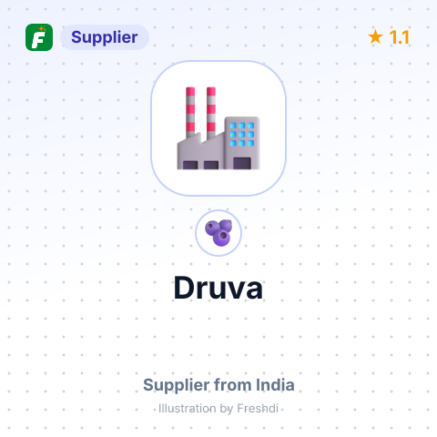 Druva  – summary card, no photo uploaded yet
