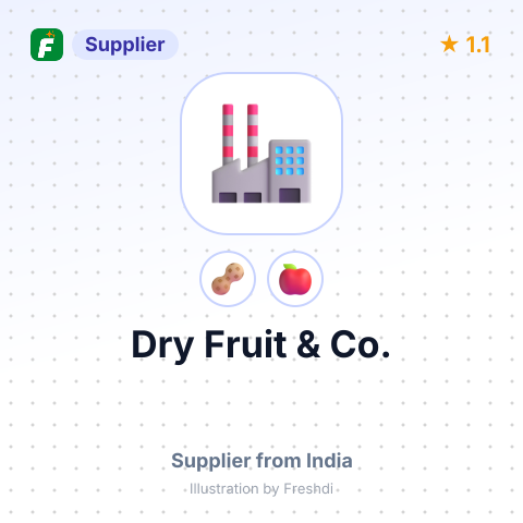 Dry Fruit & Co.  – summary card, no photo uploaded yet