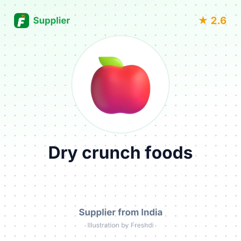 Dry crunch foods – summary card, no photo uploaded yet