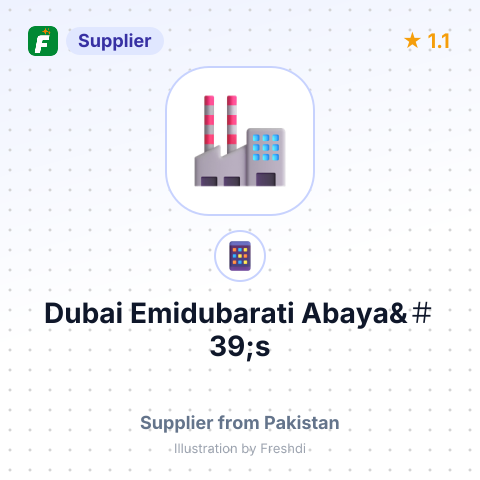 Dubai Emidubarati Abaya&＃39;s – summary card, no photo uploaded yet