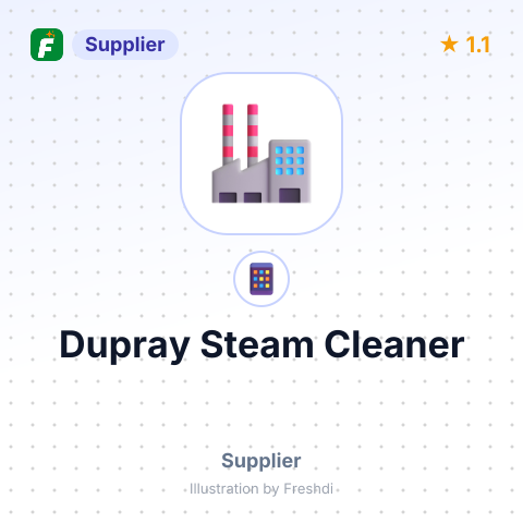 Dupray Steam Cleaner – summary card, no photo uploaded yet