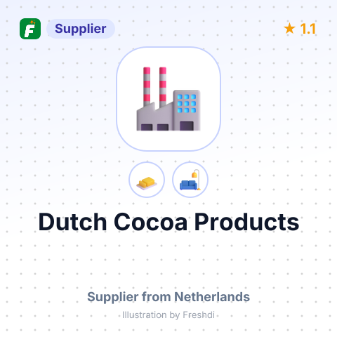 Dutch Cocoa Products  – summary card, no photo uploaded yet