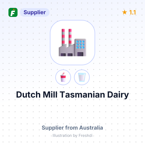 Dutch Mill Tasmanian Dairy – summary card, no photo uploaded yet