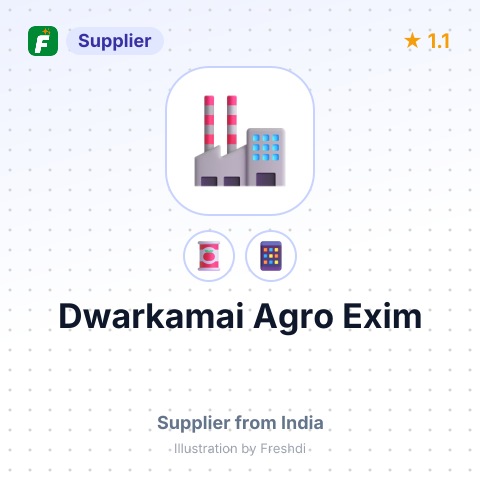 Dwarkamai Agro Exim  – summary card, no photo uploaded yet