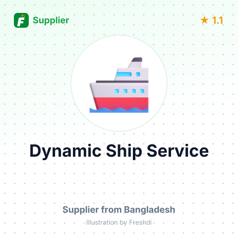 Dynamic Ship Service  – summary card, no photo uploaded yet
