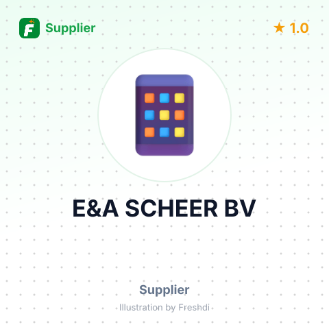 E&A SCHEER BV – summary card, no photo uploaded yet