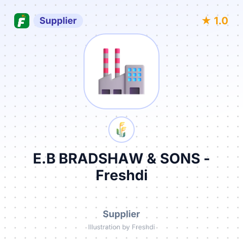 E.B BRADSHAW & SONS – summary card, no photo uploaded yet