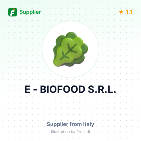 E - BIOFOOD S.R.L. – summary card, no photo uploaded yet