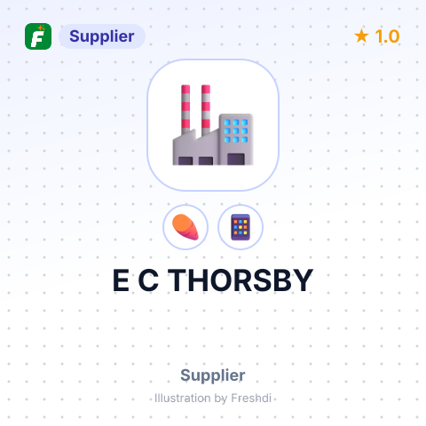 E C THORSBY – summary card, no photo uploaded yet