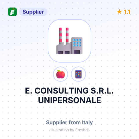 E. CONSULTING S.R.L. UNIPERSONALE – summary card, no photo uploaded yet