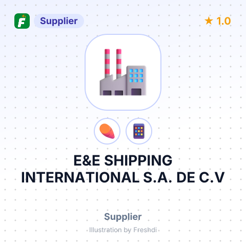 E&E SHIPPING INTERNATIONAL S.A. DE C.V – summary card, no photo uploaded yet
