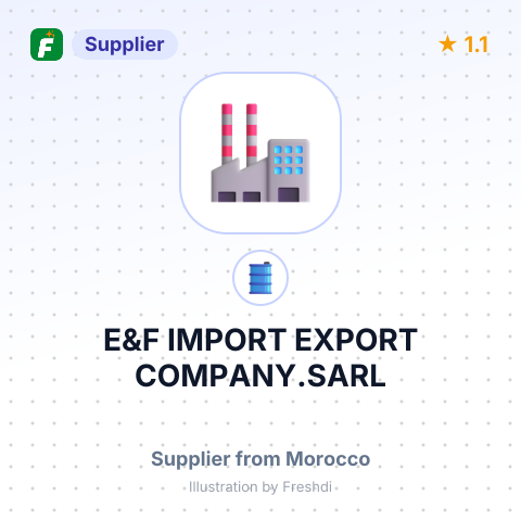 E&F IMPORT EXPORT COMPANY.SARL – summary card, no photo uploaded yet